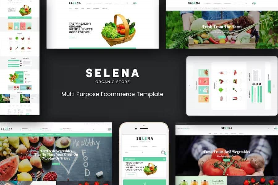 SELENA – ORGANIC RESPONSIVE MAGENTO THEME